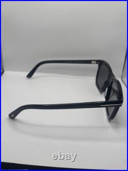 Tom Ford Barron FT 1179 01D Shiny Black Smoke Polarized Lens Sunglasses 54mm