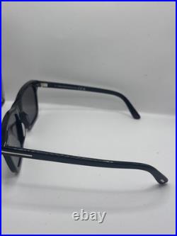 Tom Ford Barron FT 1179 01D Shiny Black Smoke Polarized Lens Sunglasses 54mm