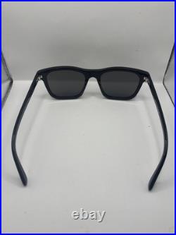 Tom Ford Barron FT 1179 01D Shiny Black Smoke Polarized Lens Sunglasses 54mm