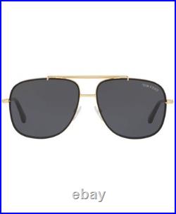 Tom Ford Benton Grey Pilot Unisex Sunglasses FT0693 30A 58 FT0693 30A 58