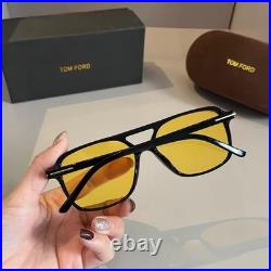 Tom Ford Black Frame Brown Lens Sunglasses 6018-140