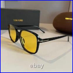 Tom Ford Black Frame Brown Lens Sunglasses 6018-140