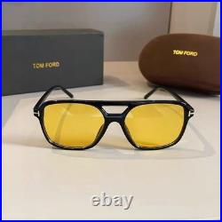 Tom Ford Black Frame Brown Lens Sunglasses 6018-140