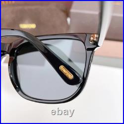 Tom Ford Black Frame Gray Lens Sunglasses 56 19-145