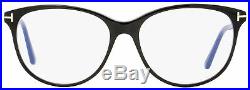 Tom Ford Blue Block Eyeglasses TF5544B 001 Black/Gold 55mm FT5544