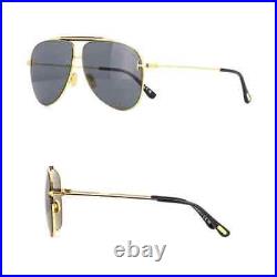 Tom Ford Brady TF1018 30A Gold Aviator Plastic Sunglasses Frame 60-11-145