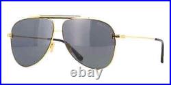 Tom Ford Brady TF1018 30A Gold Aviator Plastic Sunglasses Frame 60-11-145