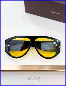 Tom Ford Bronson Sunglass TF1044 Black/Yellow 60-12-140mm New
