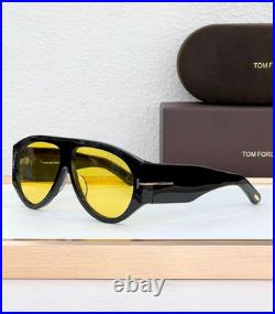 Tom Ford Bronson Sunglass TF1044 Black/Yellow 60-12-140mm New