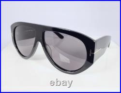 Tom Ford Bronson TF1044 01A 60mm Aviator Sunglasses in Black with Gray Lens