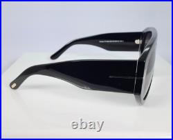 Tom Ford Bronson TF1044 01A 60mm Aviator Sunglasses in Black with Gray Lens