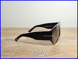 Tom Ford Bronson TF1044 Oversized Aviator Sunglasses 60mm Black/Gray Lens