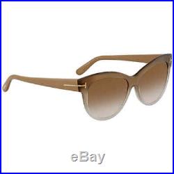 Tom Ford Brown Gradient Cat Eye Ladies Sunglasses FT 0430 59G FT 0430 59G