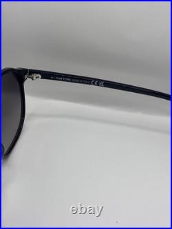 Tom Ford Bruce FT1026 01D Shiny Black Gradient Smoke Polarized Sunglasses