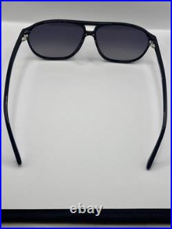 Tom Ford Bruce FT1026 01D Shiny Black Gradient Smoke Polarized Sunglasses