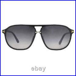 Tom Ford Bruce Smoke Gradient Navigator Men's Sunglasses FT1026 01B 61