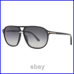 Tom Ford Bruce Smoke Gradient Navigator Men's Sunglasses FT1026 01B 61