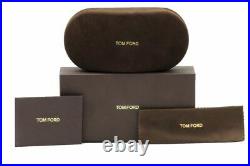 Tom Ford Bryan-02 FT0590 01D Sunglasses Black Frame Smoke Polarized Lenses 51mm