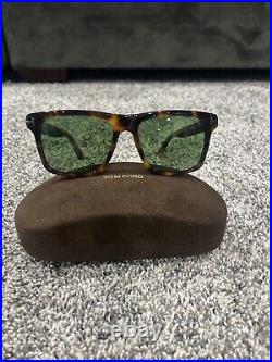 Tom Ford Buckley-02 TF906 53N Brown Tortoise Plastic Sunglasses Frame 58-17-145