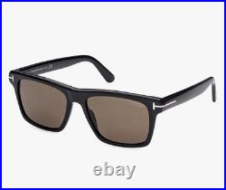 Tom Ford Buckley Black with Brown Polarized Lens, Men's Sunglasses (FT0906 01H)