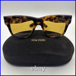 Tom Ford CAINE-02 FT1280 Blonde Havana/Brown (53E) Sunglasses Flawless