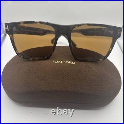 Tom Ford CALDER FT1205 Dark Havana/Brown (52E) Sunglasses Brand New Authentic