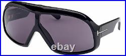 Tom Ford CASSIUS-02 FT 0965 Shiny Black/Grey 78/4/125 unisex Sunglasses