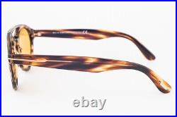 Tom Ford CLINT Havana / Yellow Sunglasses TF537 48E 52mm