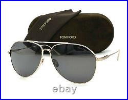 Tom Ford CYRUS FT0747 28A Rose Gold / Gray 62mm Sunglasses TF0747
