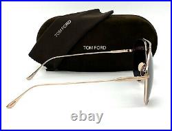 Tom Ford CYRUS FT0747 28A Rose Gold / Gray 62mm Sunglasses TF0747