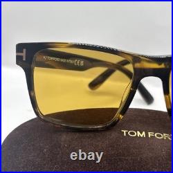 Tom Ford Calder FT1205 56E Sunglasses Colored Havana 55mm New 100% Authentic