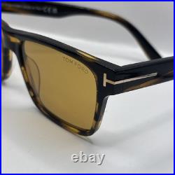 Tom Ford Calder FT1205 56E Sunglasses Colored Havana 55mm New 100% Authentic