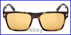 Tom Ford Calder FT1205 Sunglasses Male Colored Havana 55mm New 100% Authentic Tom Ford Calder FT1205 Sunglasses Male Colored Havana 55mm New 100% Authentic