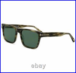 Tom Ford Calder Sunglasses TF1205 Gray Marble/Green 55-17-145mm Case New