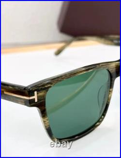Tom Ford Calder Sunglasses TF1205 Gray Marble/Green 55-17-145mm Case New