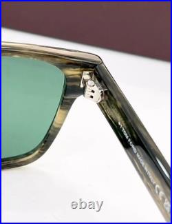 Tom Ford Calder Sunglasses TF1205 Gray Marble/Green 55-17-145mm Case New