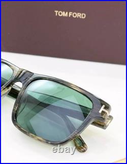 Tom Ford Calder Sunglasses TF1205 Gray Marble/Green 55-17-145mm Case New