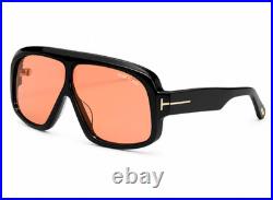 Tom Ford Cassius Sunglasses FT0965 Black/Orange 78-4-125mm With Case New