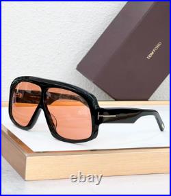 Tom Ford Cassius Sunglasses FT0965 Black/Orange 78-4-125mm With Case New