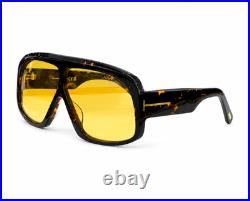 Tom Ford Cassius Sunglasses FT0965 Havana/Yellow 78-4-125mm With Case New