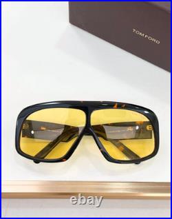 Tom Ford Cassius Sunglasses FT0965 Havana/Yellow 78-4-125mm With Case New