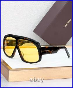 Tom Ford Cassius Sunglasses FT0965 Havana/Yellow 78-4-125mm With Case New