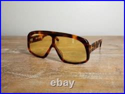 Tom Ford Cassius TF965 Oversized Aviator Sunglasses 78mm Tortoise/Yellow Lens