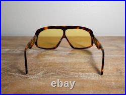 Tom Ford Cassius TF965 Oversized Aviator Sunglasses 78mm Tortoise/Yellow Lens