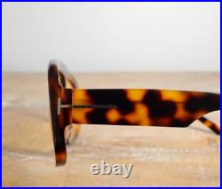 Tom Ford Cassius TF965 Oversized Aviator Sunglasses 78mm Tortoise/Yellow Lens
