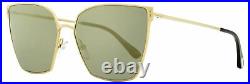 Tom Ford Cat Eye Sunglasses TF653 Helena 28C Gold/Dark Havana 59mm FT0653