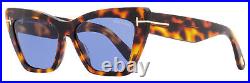 Tom Ford Cat Eye Sunglasses TF871 Wyatt 55V Vintage Havana 56mm FT0871