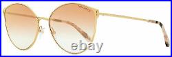 Tom Ford Cateye Sunglasses TF654 Zeila 33Z Gold/Pink Havana 60mm FT0654