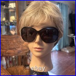 Tom Ford Cecile Sunglasses Shinny Smoke Frame Gradient Lens FT171