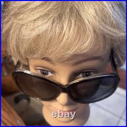 Tom Ford Cecile Sunglasses Shinny Smoke Frame Gradient Lens FT171